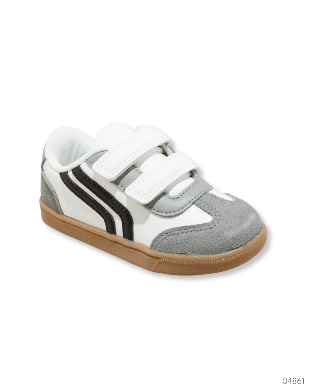 ZAPATOS BLANCOS RAYAS NEGRAS CAT&JACK