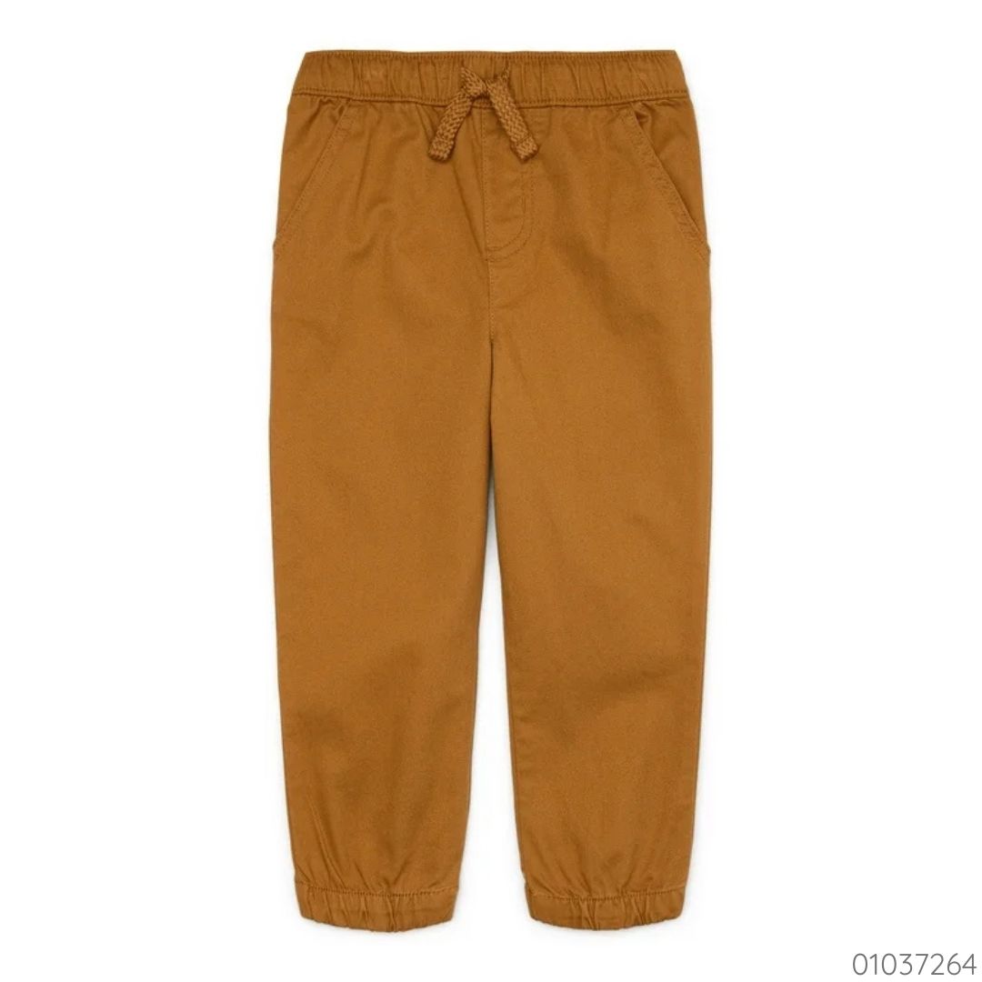 PANTALON CAFE TIPO JOGGER AMARRAR