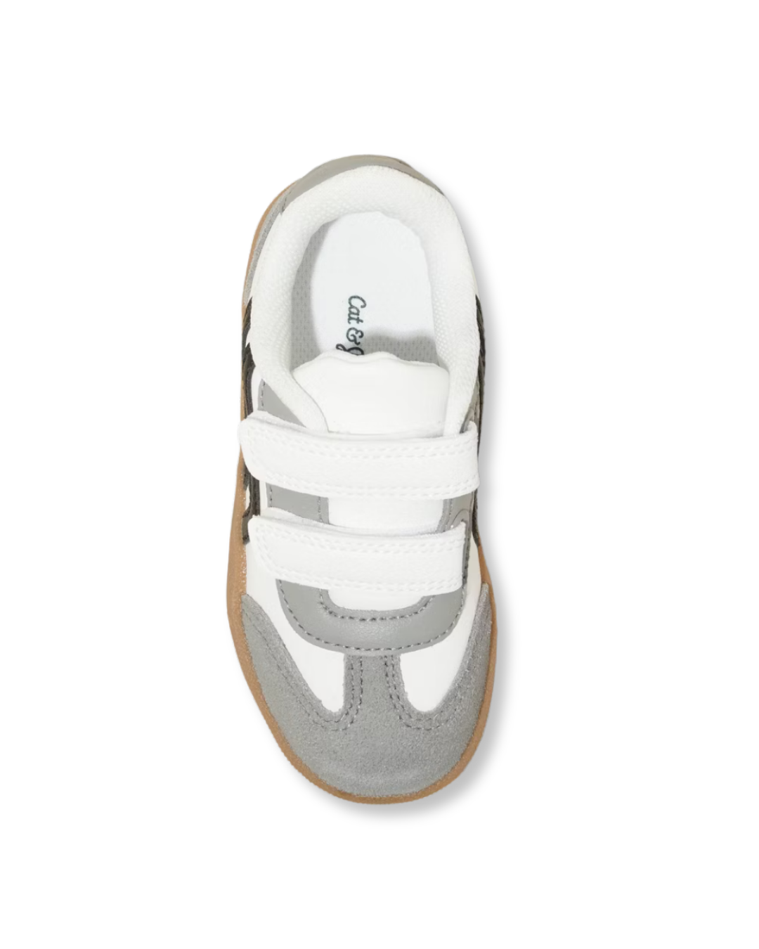 ZAPATOS BLANCOS RAYAS NEGRAS CAT&JACK