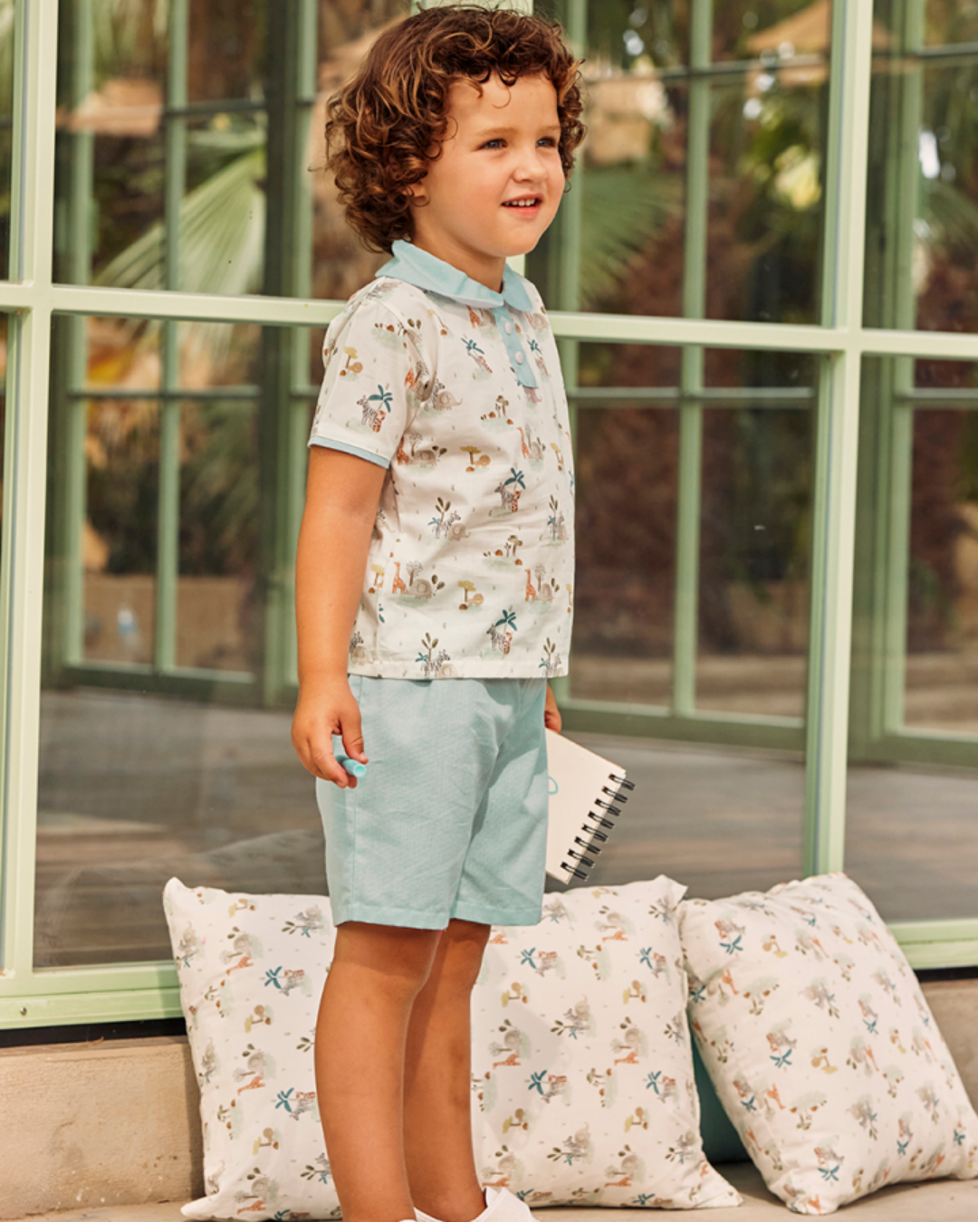 CONJUNTO SAFARI CAMISA MANGA CORTA