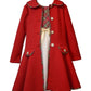 VESTIDO ELEGANTE ABRIGO ROJO BEBE