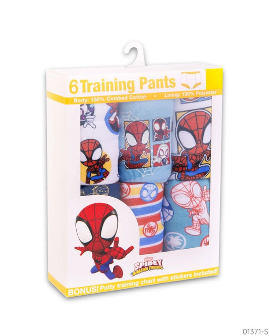 CALZONCITOS ENTRENADORES SPIDERMAN 6 PZ