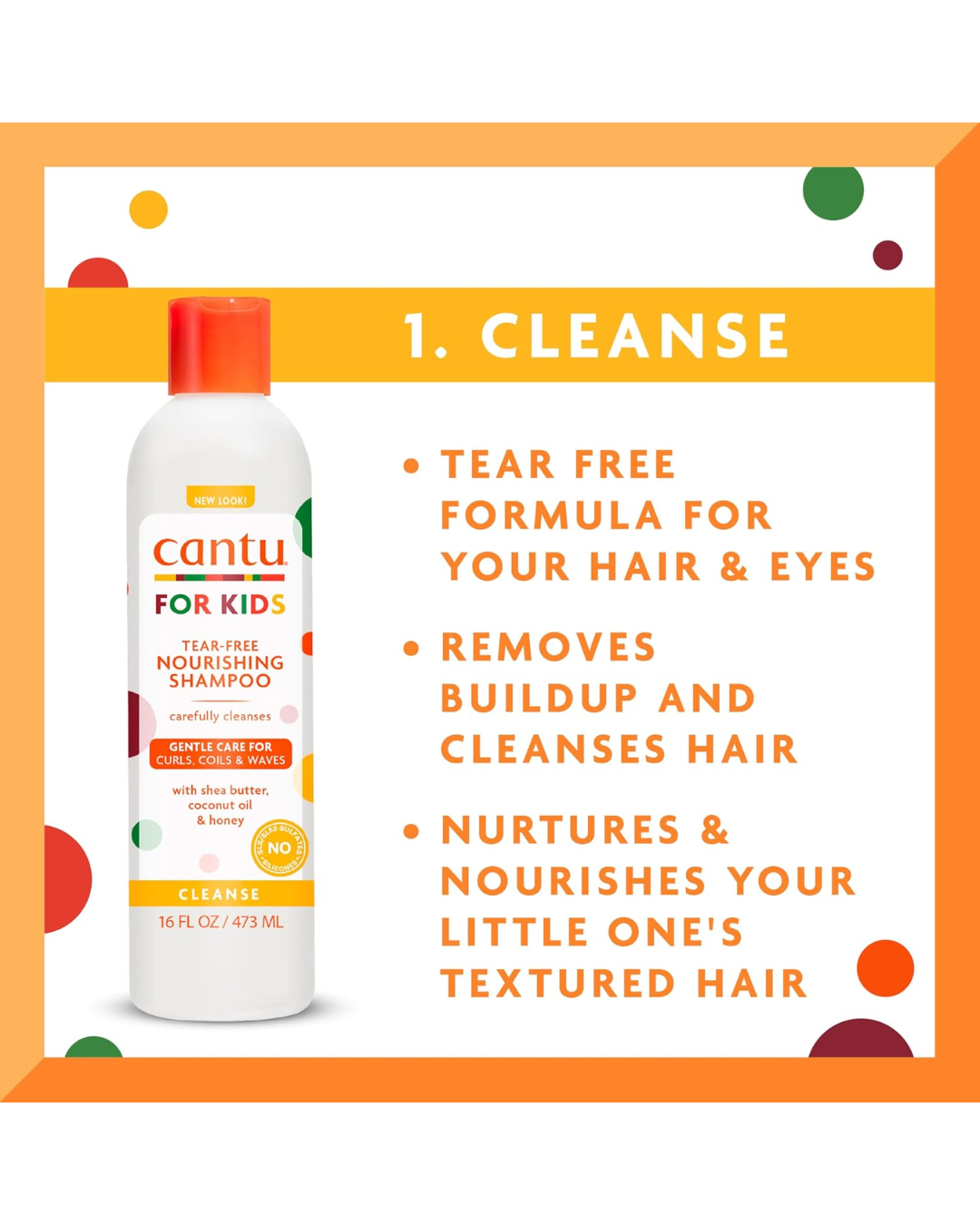 SHAMPOO NUTRITIVO CANTU 16OZ