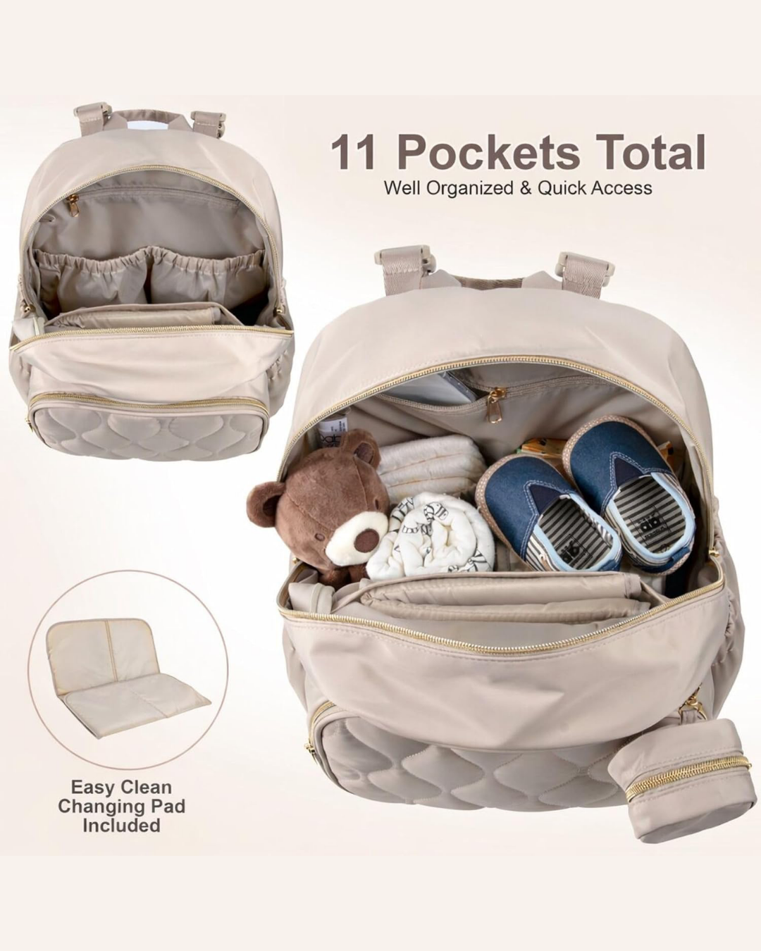 PAÑALERA BABAY ESSENTIAL BEIGE