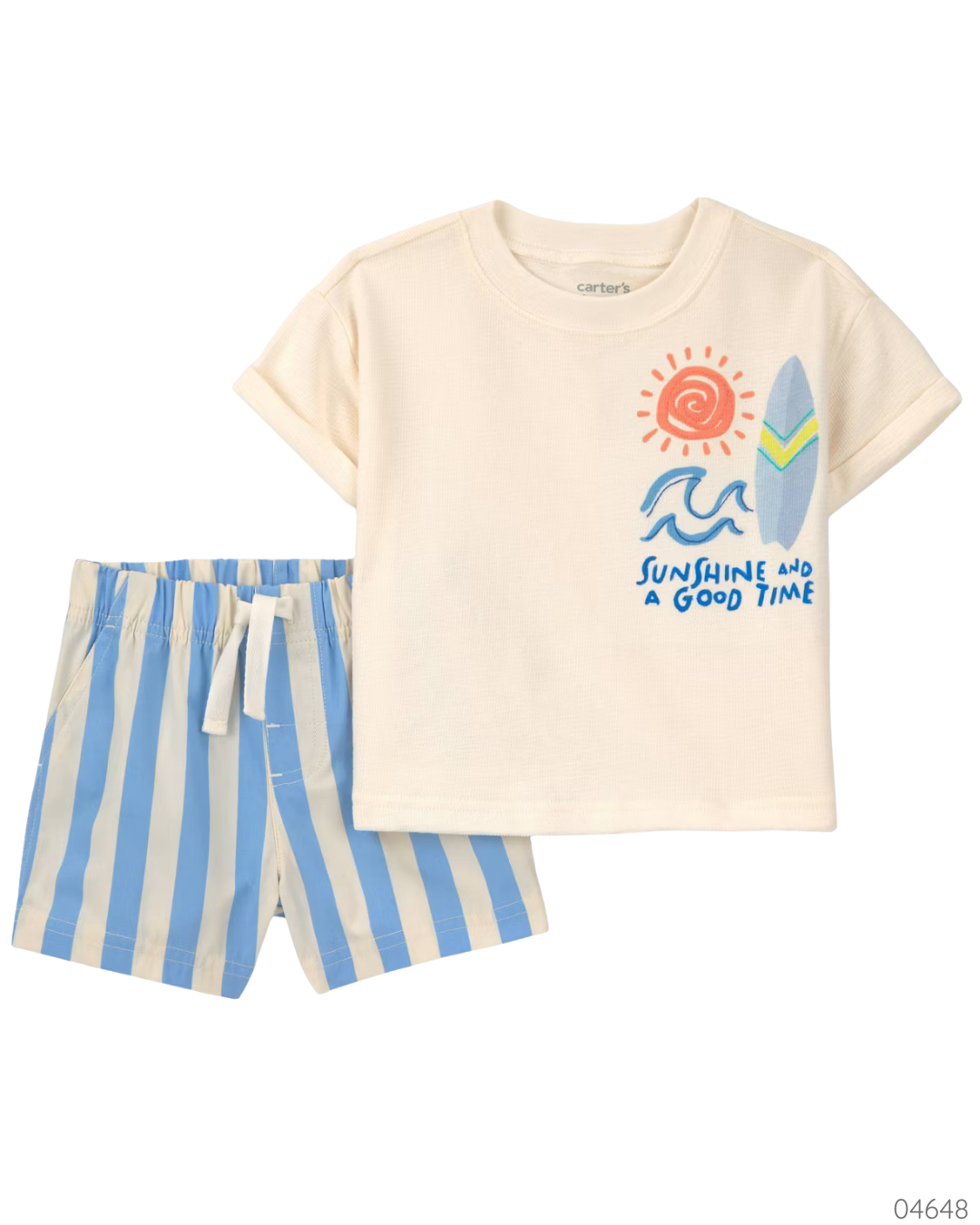 TRAJE PLAYA AZUL BLANCO