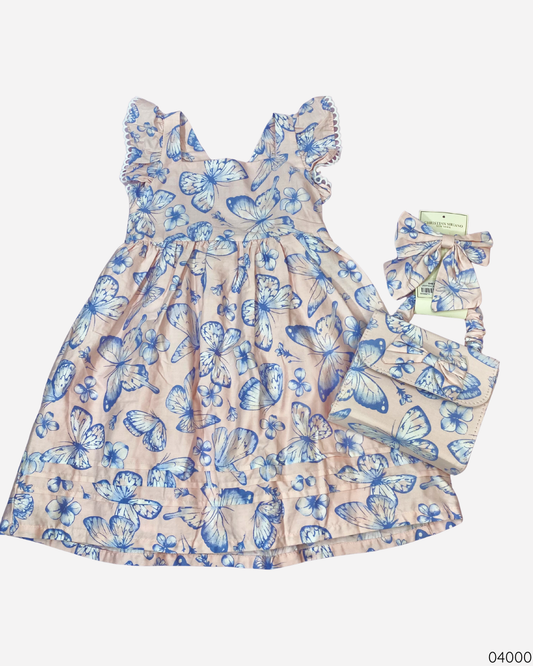 VESTIDO DE MARIPOSAS CARTERA
