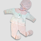 TRAJE TEJIDO ROSADO BLANCO 02704