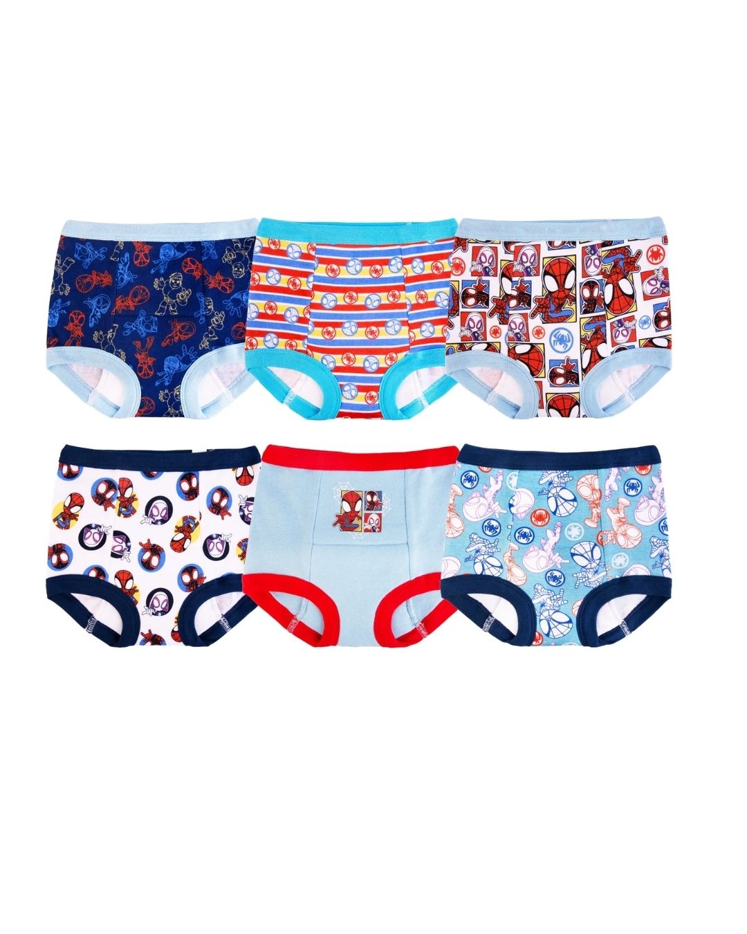 CALZONCITOS ENTRENADORES SPIDERMAN 6 PZ