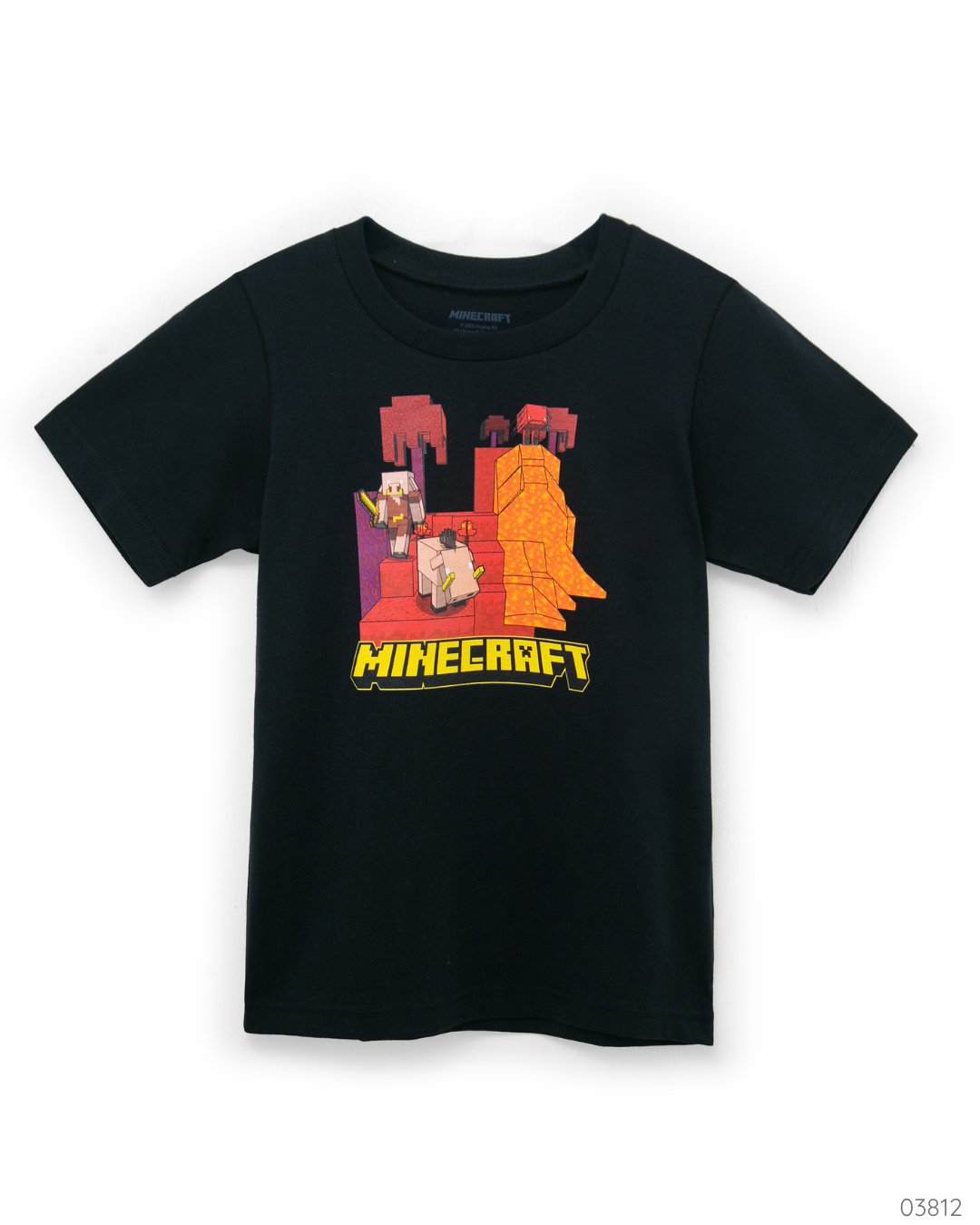 CAMISA MINECRAFT NEGRO