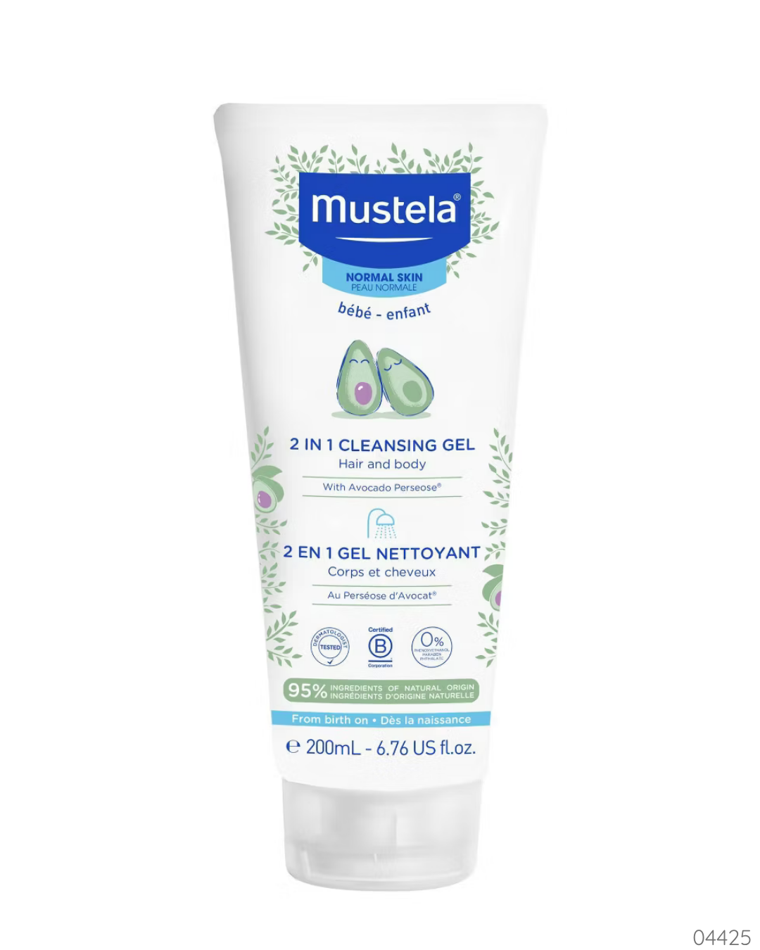 GEL LIMPIADOR 2 EN 1 MUSTELA CABELLO Y CUERPO
