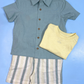 TRAJE 3PZ CAMISA VERDE FORMAL