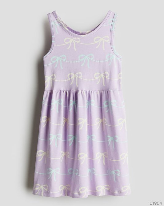 VESTIDO CHONGOS MORADO H&M