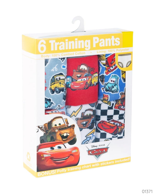 CALZONCITOS ENTRENADORES CARS 6 PZ