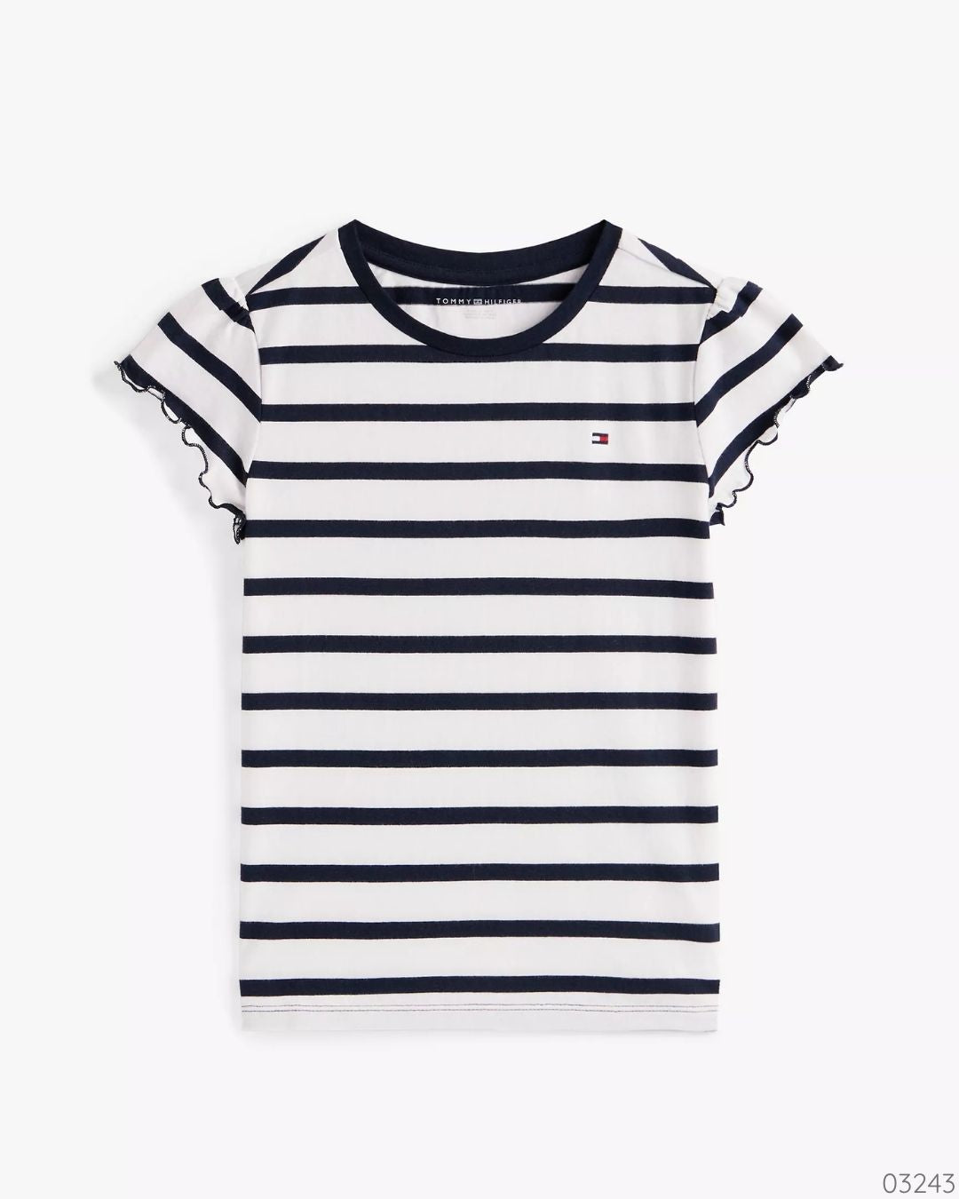 CAMISA TOMMY BLANCA AZUL RAYAS