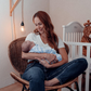 SABANAS MUSELINA AZUL BLANCO COMFYCUBS 4 PZS