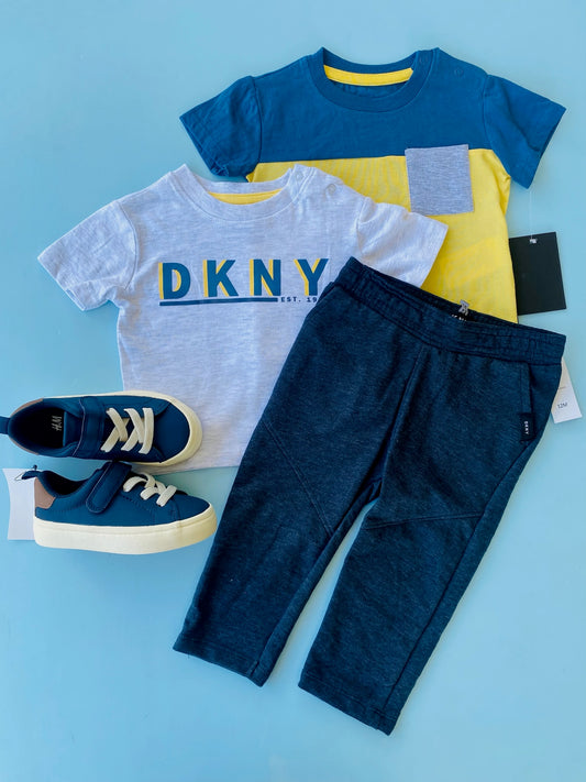 TRAJE NIÑO 3 PIEZAS DKNY PANTALON