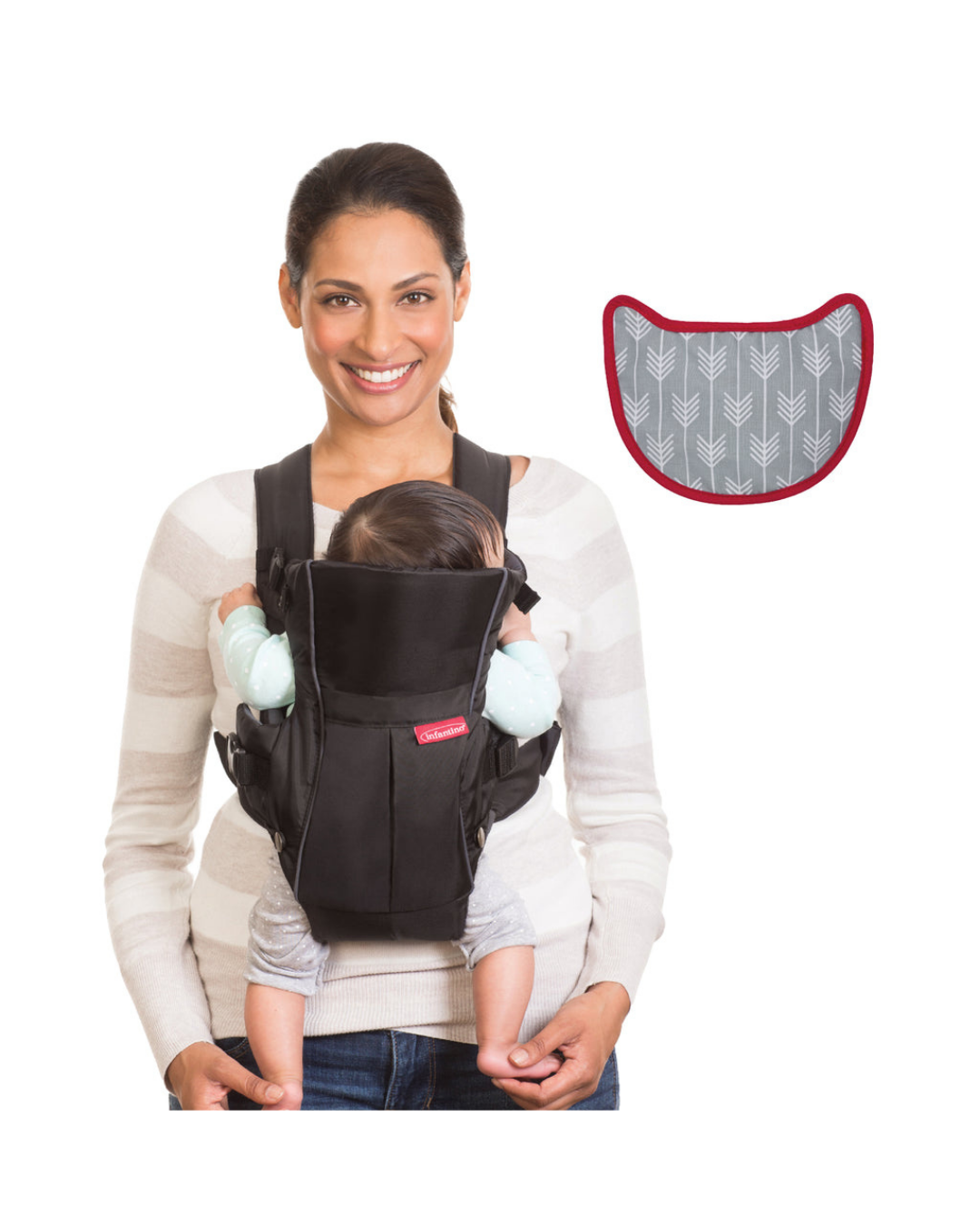 PORTABEBÉ SWIFT CLASSIC INFANTINO - NEGRO
 8-25 LIBRAS