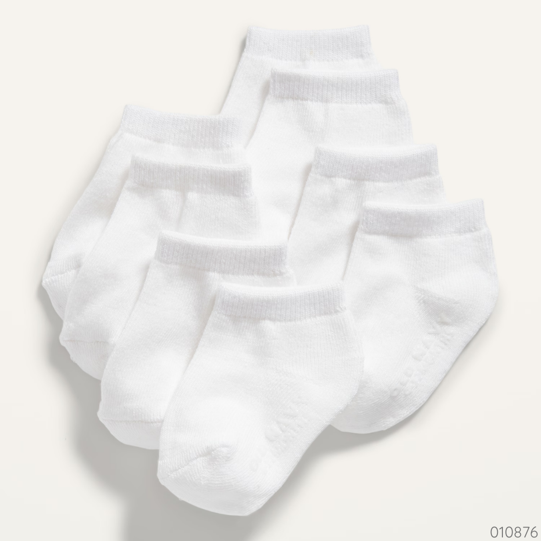 CALCETINES OLD NAVY 4 PARES BLANCO UNISEX