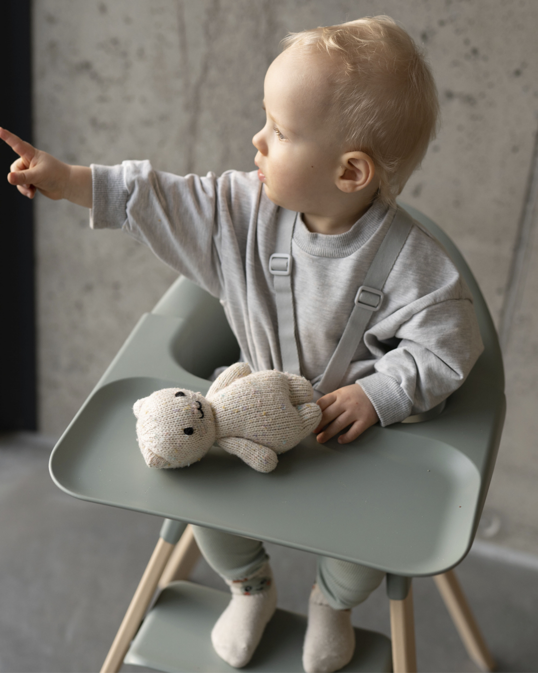 SILLA DE COMER STOKKE CLIKK VERDE GLACIAR