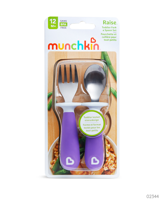 SET CUCHARA Y TENEDOR MUNCHKIN COLORES