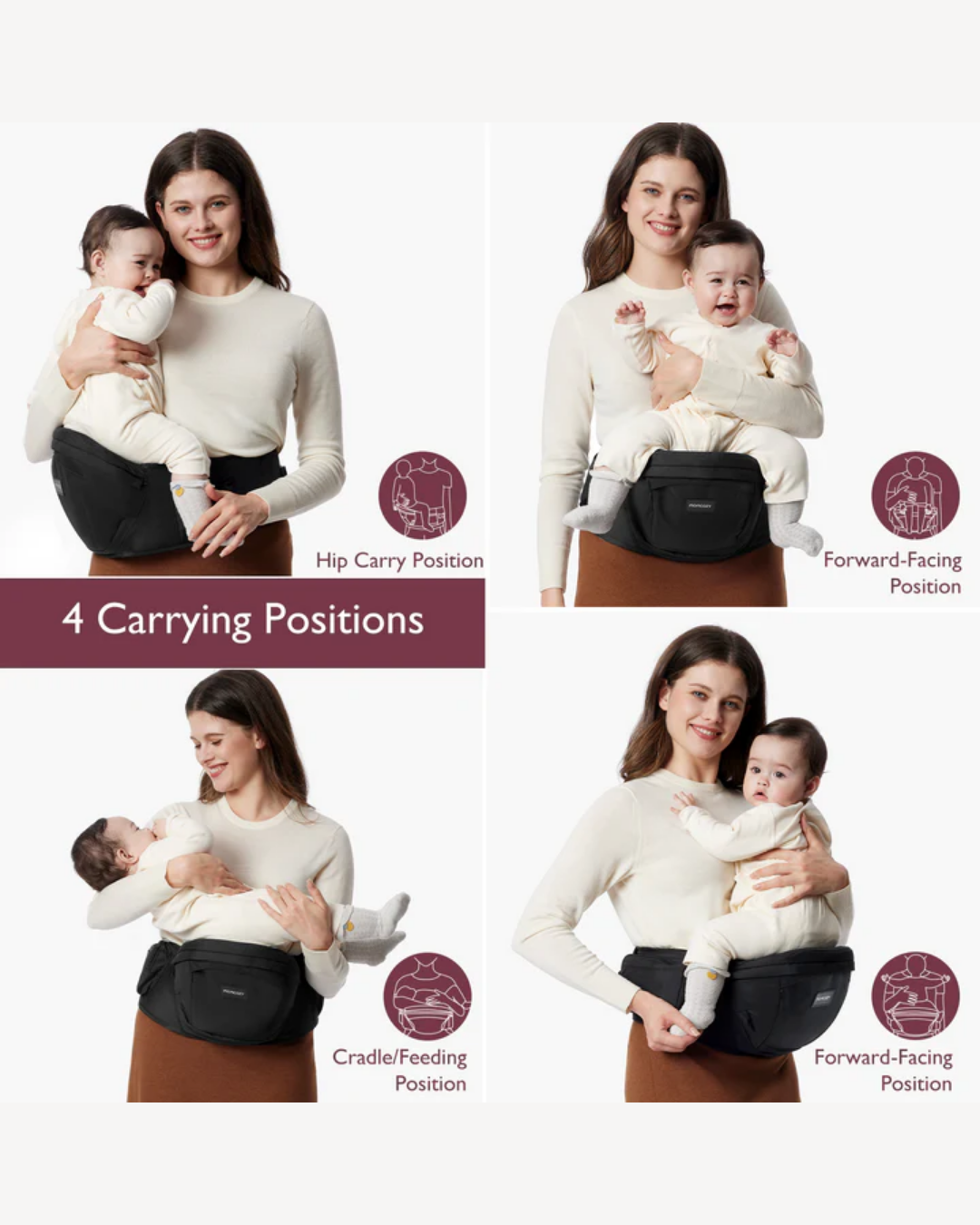 PORTABEBE DE CADERA MOMCOZY