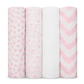 SABANAS MUSELINA ROSA BLANCO COMFYCUBS 4 PZS