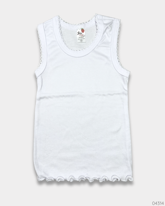 CAMISA BLANCA SIN MANGAS