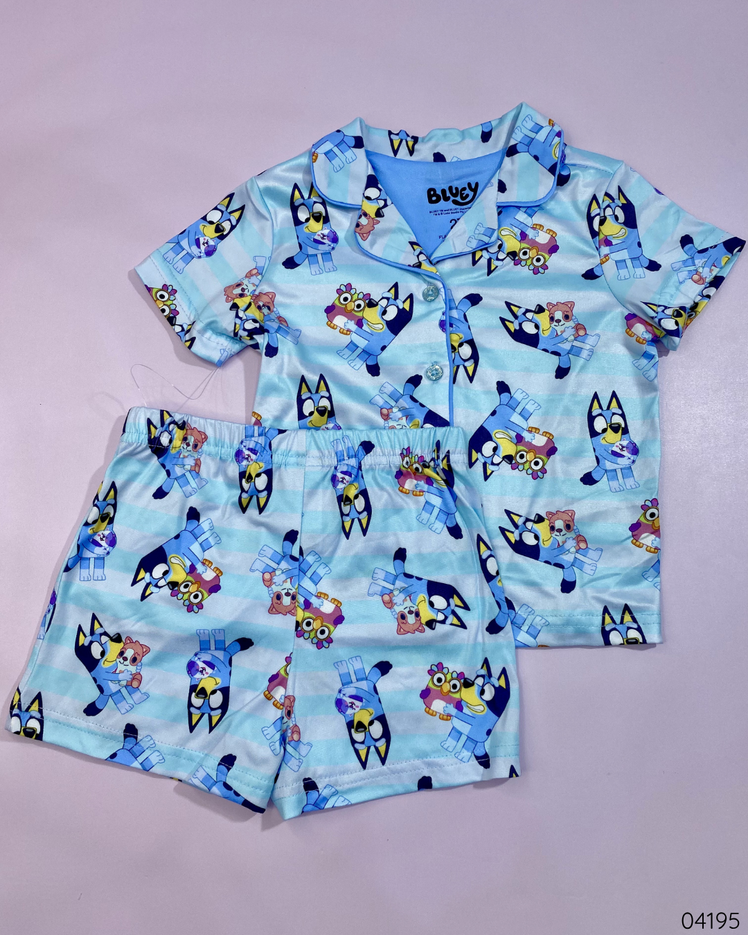 PIJAMA BLUEY Y BINGO AZUL