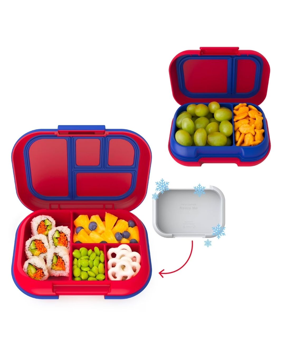 BENTGO KIDS LUNCH BOX + SNACK ROJO