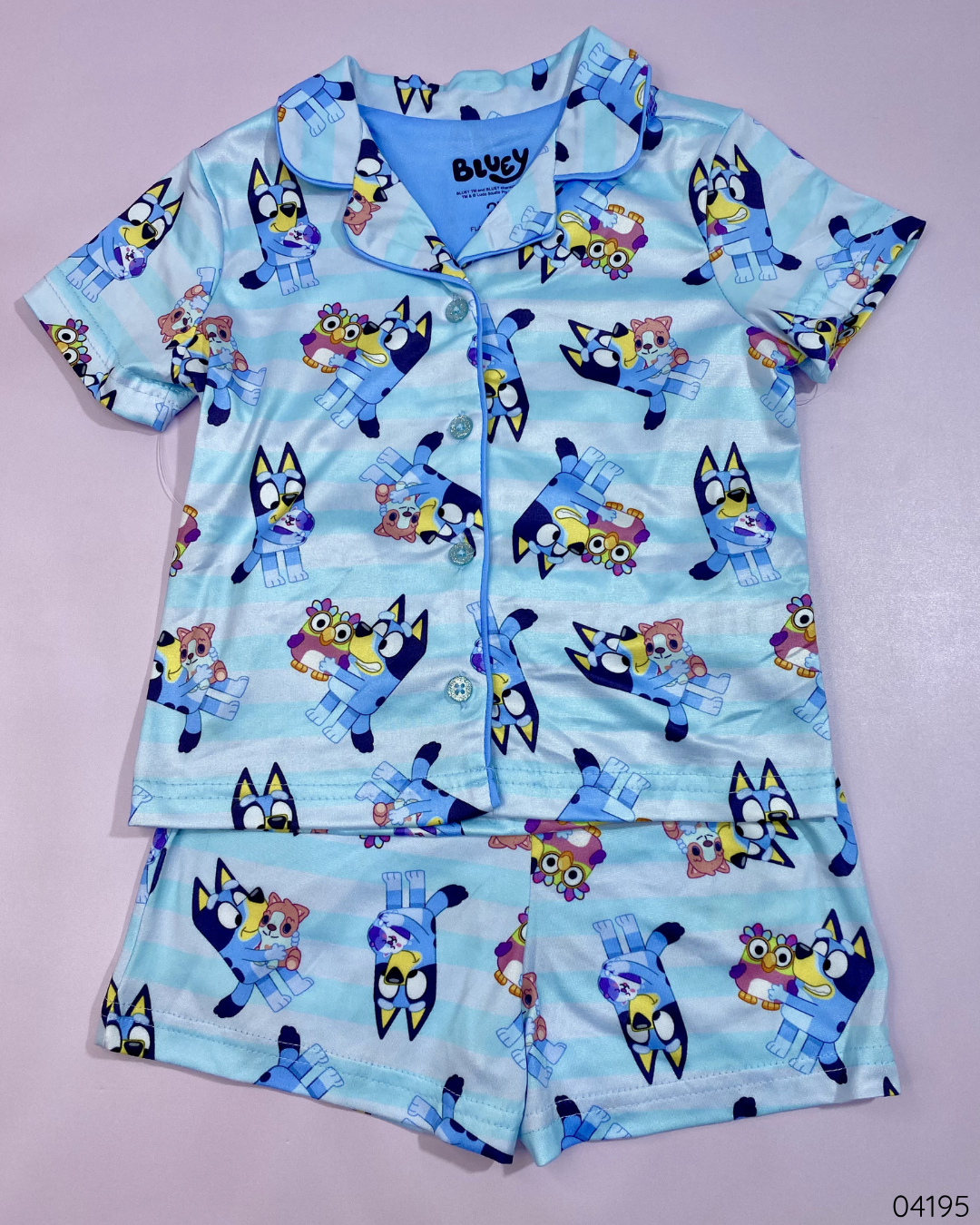 PIJAMA BLUEY Y BINGO AZUL