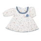 VESTIDO BLANCO AZUL ANIMALITOS
