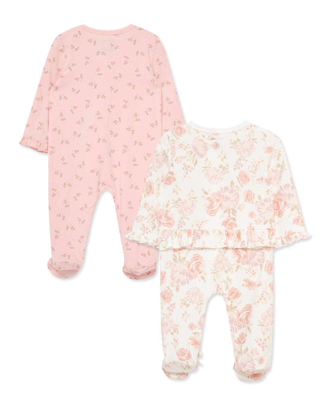 PIJAMAS 2 PZS ROSA FLORES