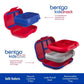 BENTGO KIDS LUNCH BOX + SNACK ROJO