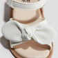 SANDALIAS H&M BLANCAS CHONGUITO