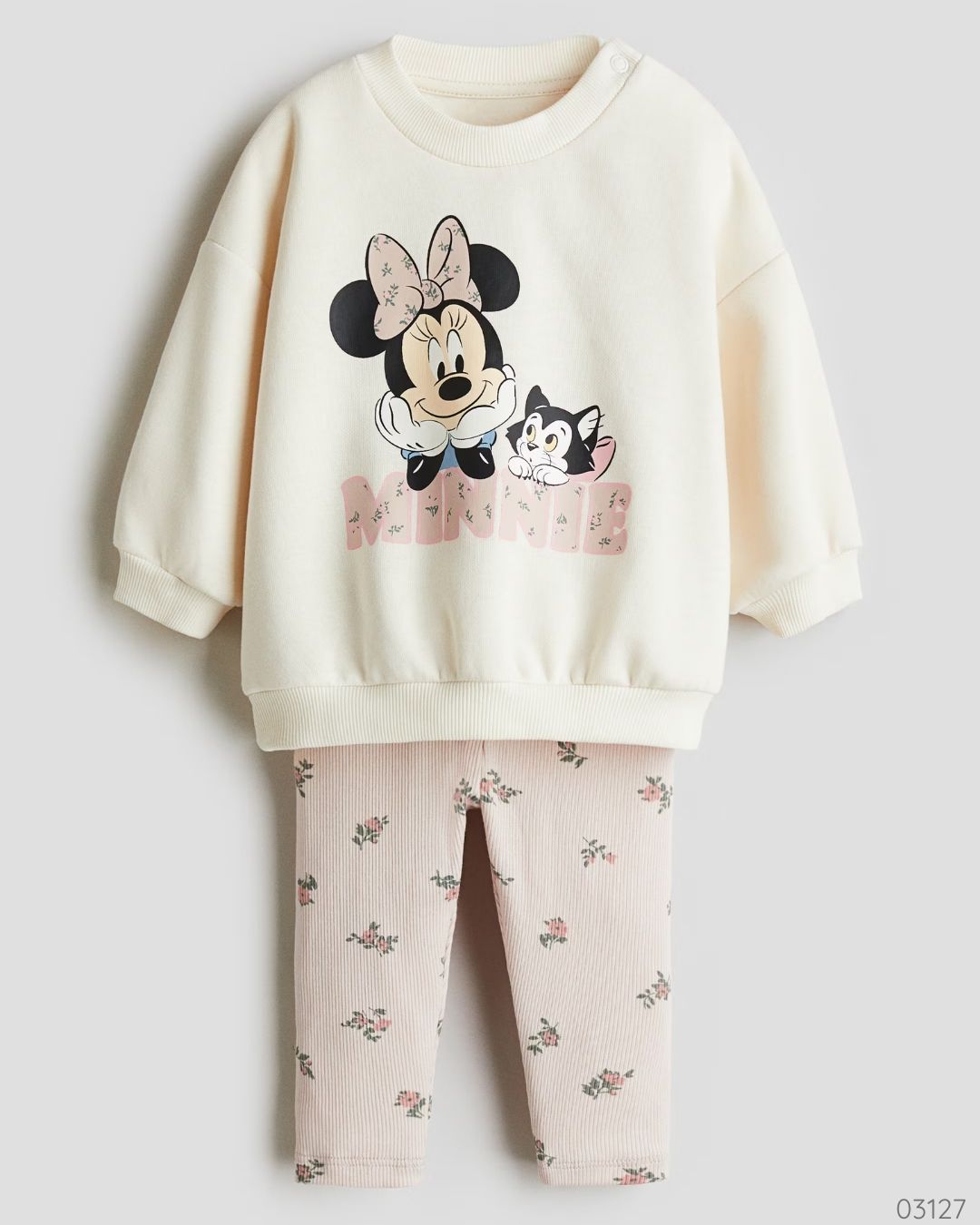 TRAJE MINNIE MOUSE H&M FLORES