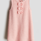 VESTIDO CHONGOS ROSADO H&M
