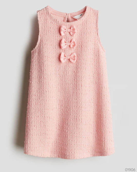 VESTIDO CHONGOS ROSADO H&M