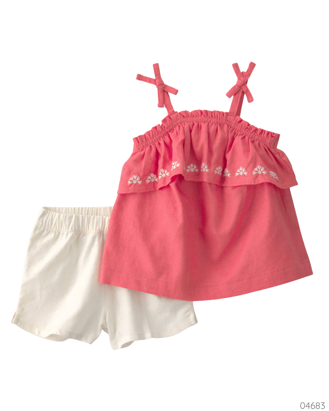 TRAJE 2PZS SHORT BLANCO