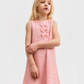 VESTIDO CHONGOS ROSADO H&M