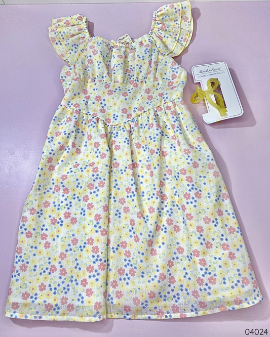 VESTIDO FLOREADO CON GANCHO