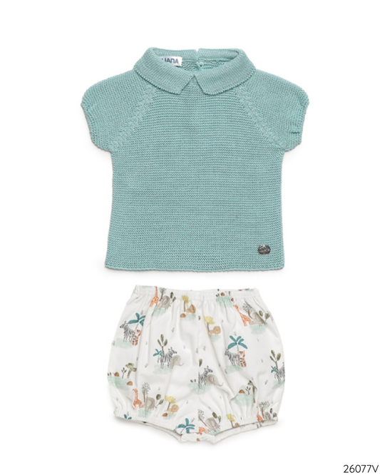 CONJUNTO SAFARI VERDE AQUA