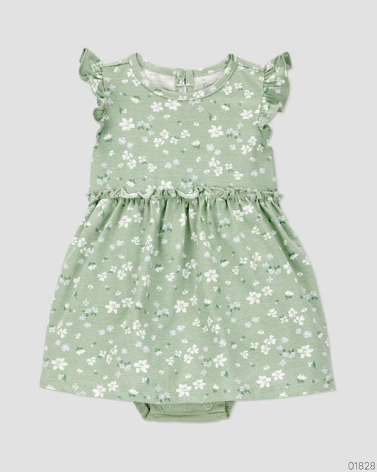 ROMPER CARTER´S VERDE FLORECITAS
