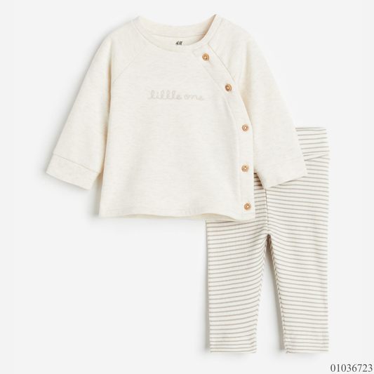 TRAJE 2PZS LITTLE ONE BEIGE UNISEX