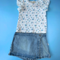 TRAJE 2 PZS FALDA JEAN JESSICA SIMPSON