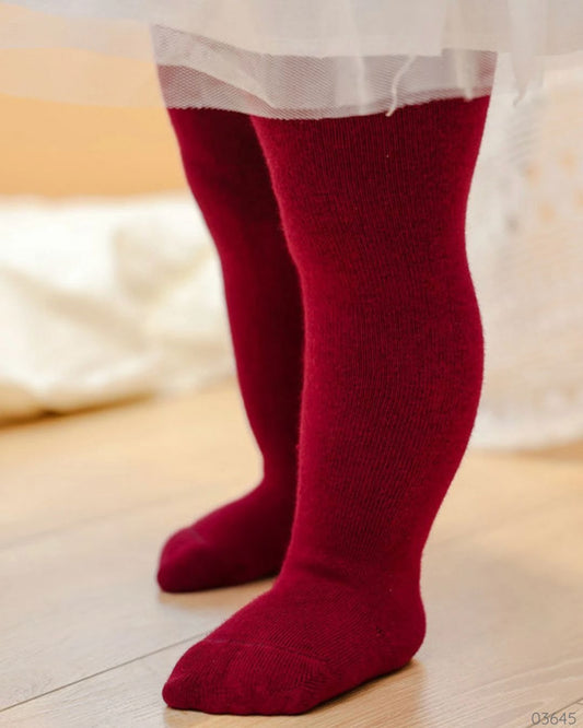 MEDIAS ROJAS LISAS