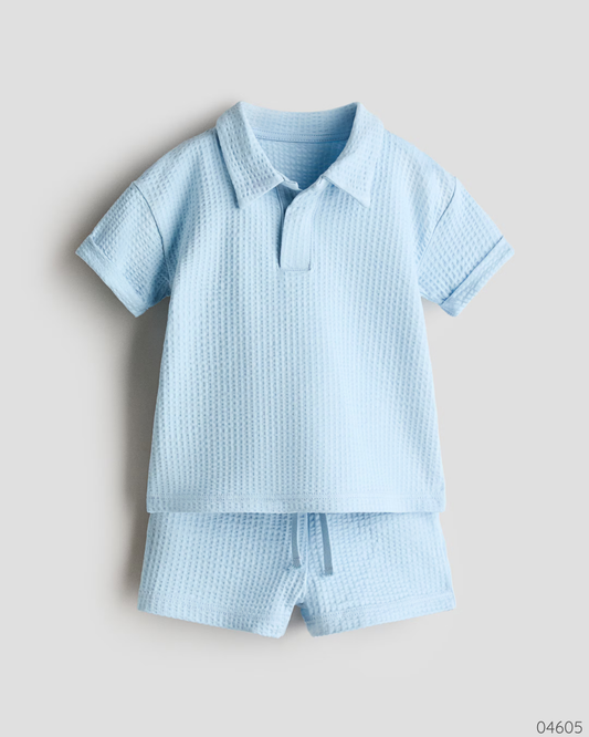 TRAJE 2PZS SHORT AZUL
