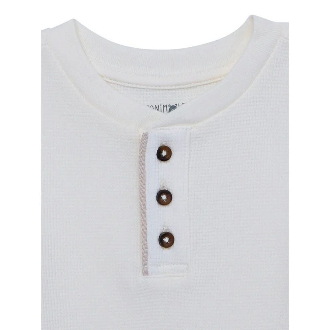 CAMISA MANGALARGA BLANCA 3 BOTONES