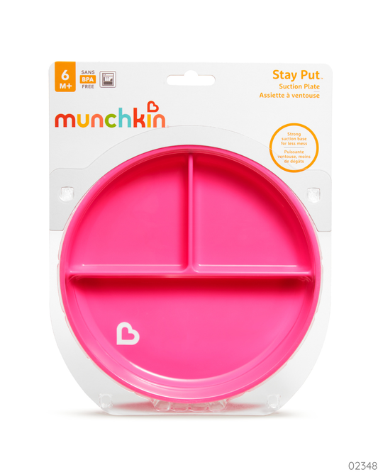 PLATO ANTIDERRAME MUNCHKIN ROSADO