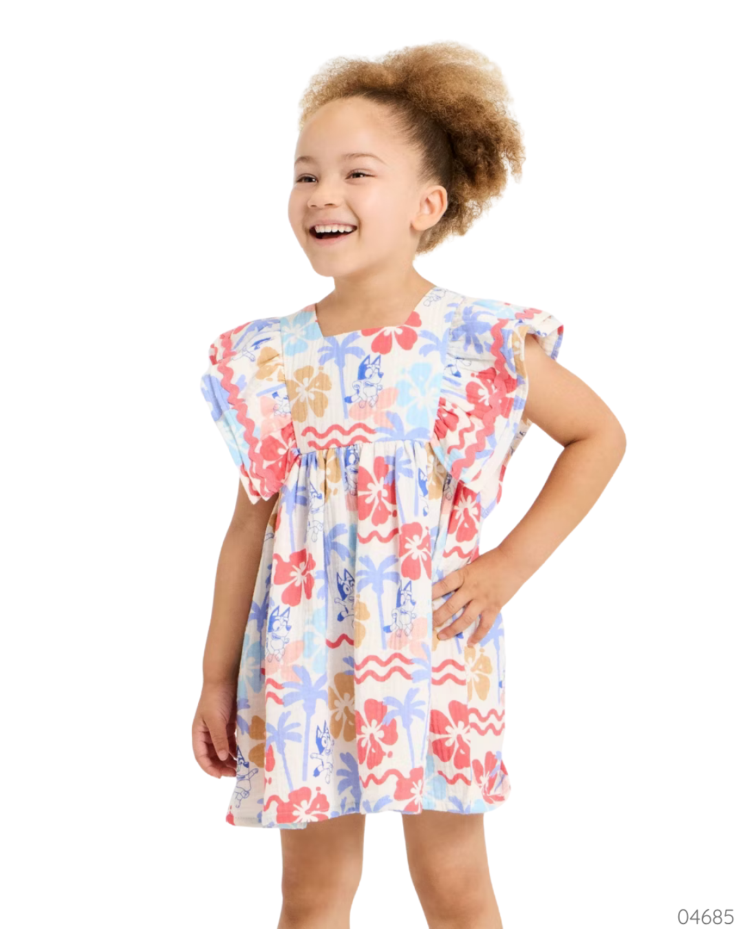 VESTIDO BLUEY FLORES
