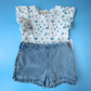 TRAJE 2 PZS FALDA JEAN JESSICA SIMPSON
